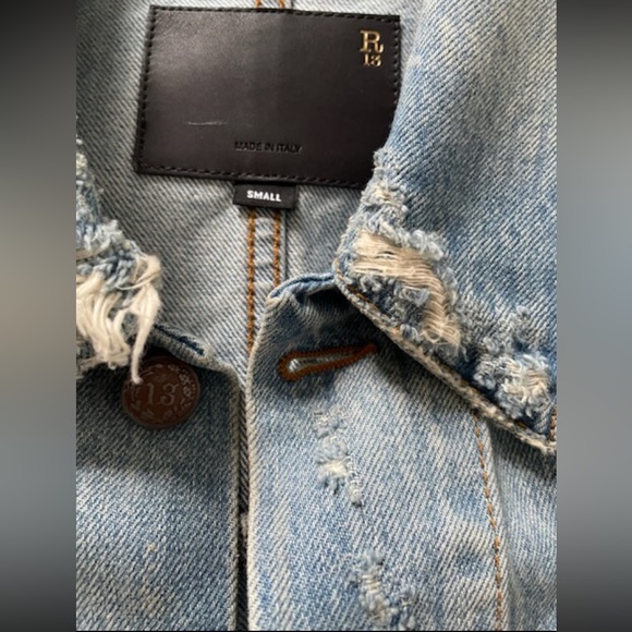 R13 Jean jacket new with tags - Picture 3 of 7